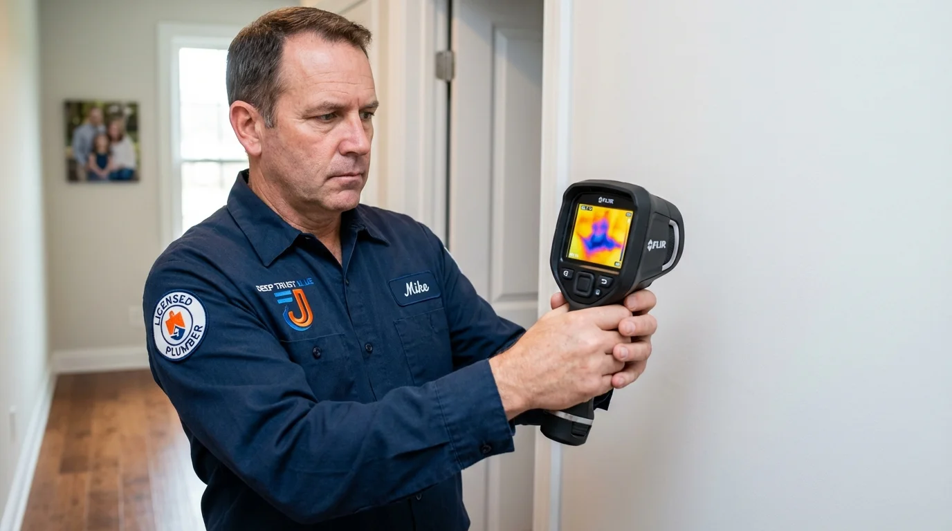 Thermal imaging leak detection by Johns Plumbing LLC in Brandon